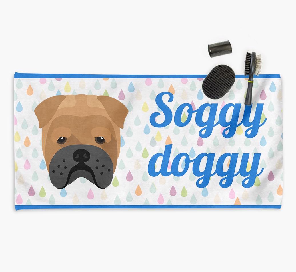 'Soggy Doggy' Towel for your {breedCommonName}