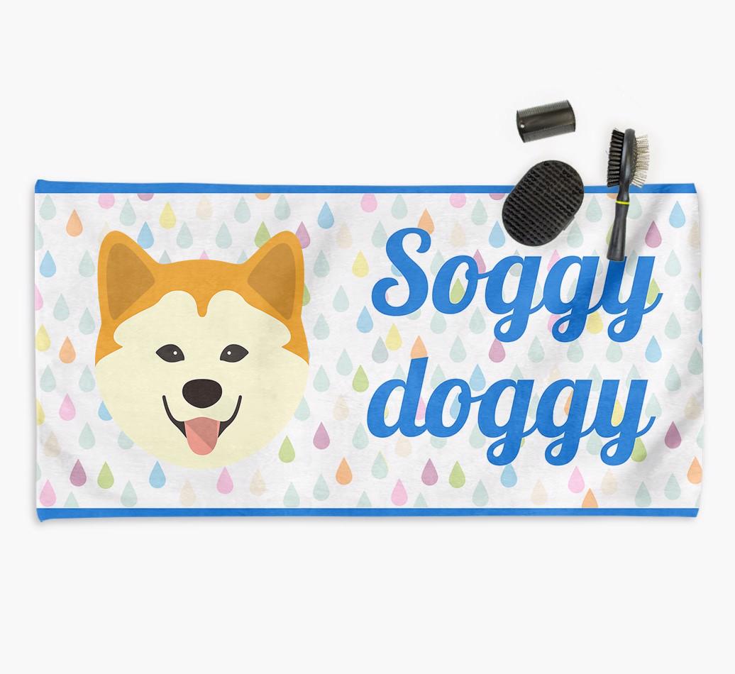 'Soggy Doggy' Towel for your {breedCommonName}