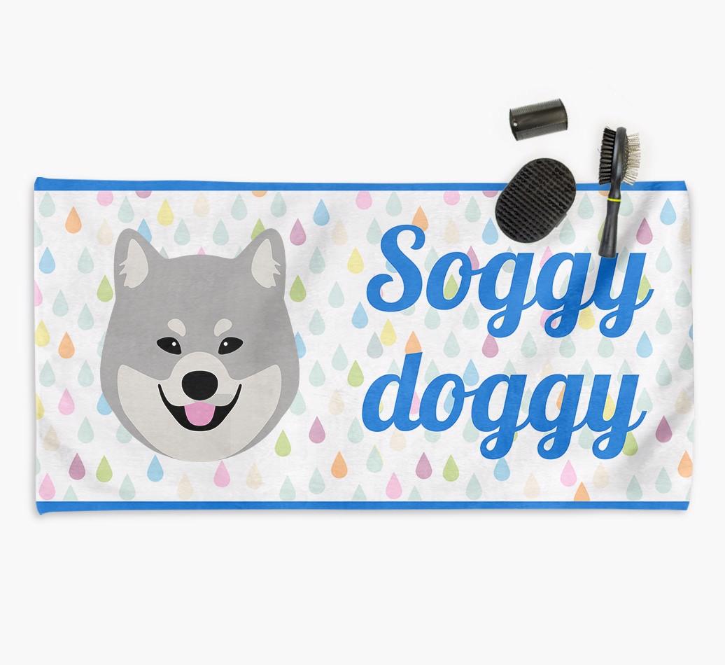 'Soggy Doggy' Towel for your {breedCommonName}