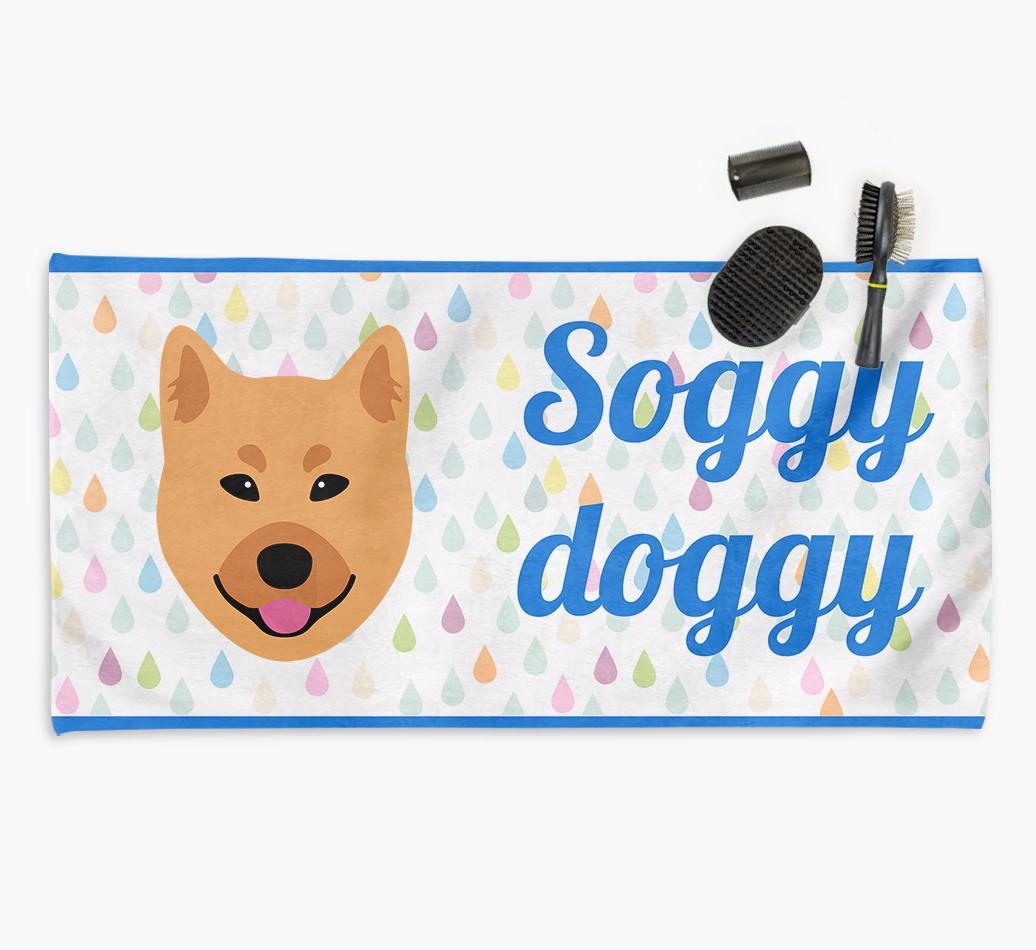 'Soggy Doggy' Towel for your {breedCommonName}