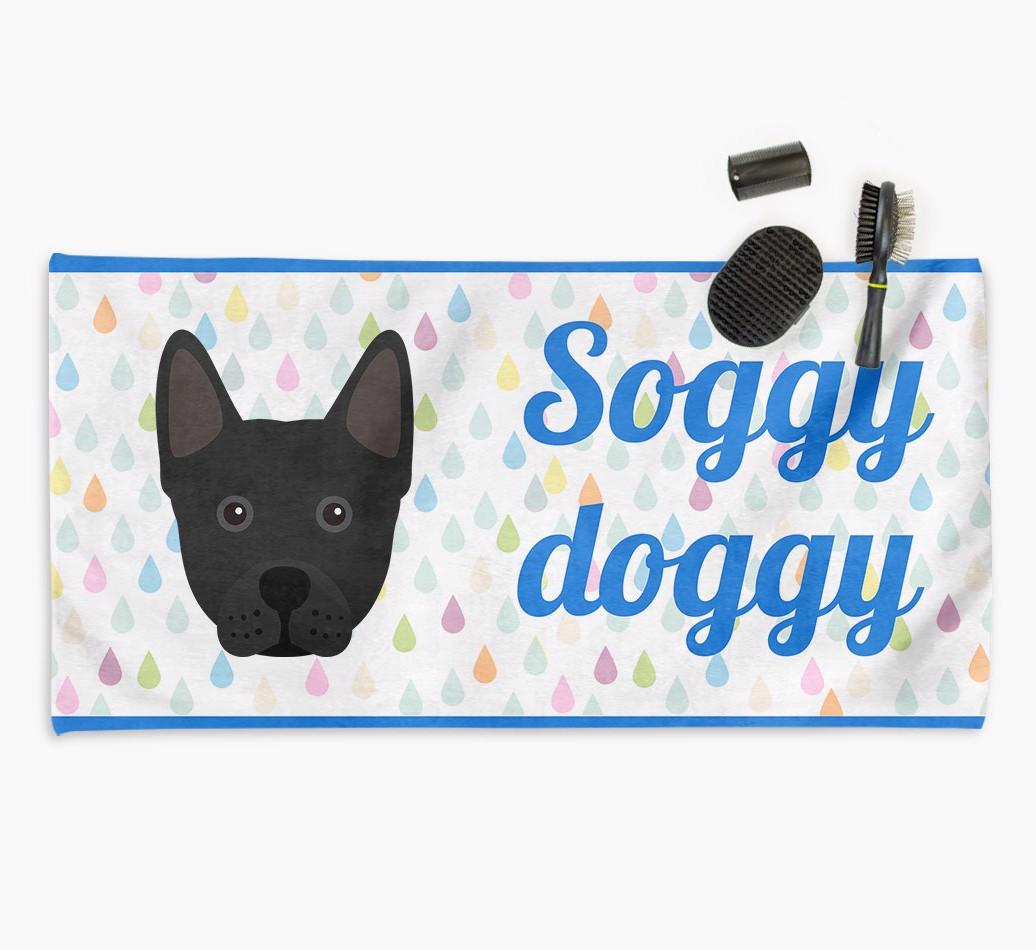 'Soggy Doggy' Towel for your {breedCommonName}