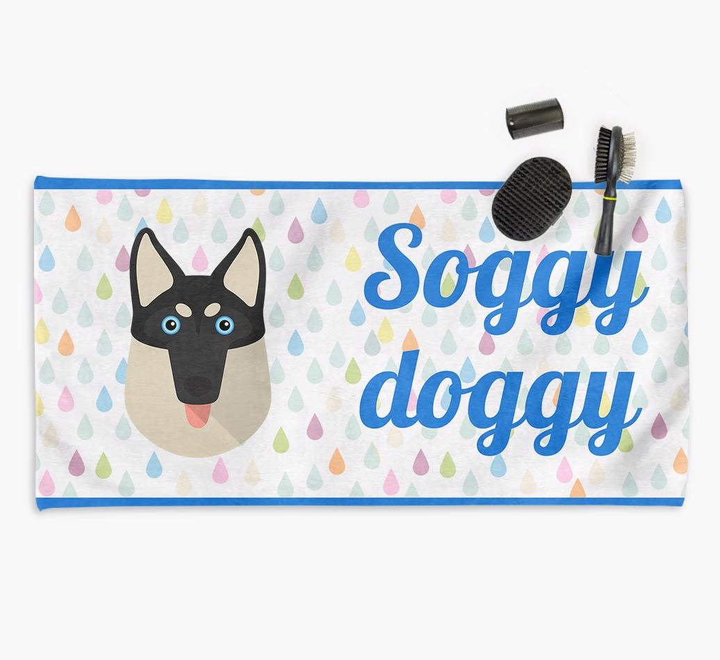 'Soggy Doggy' Towel for your {breedCommonName}