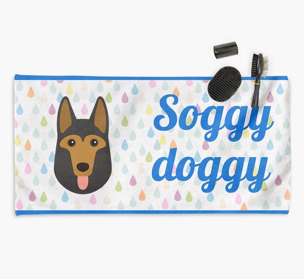 'Soggy Doggy' Towel for your {breedCommonName}