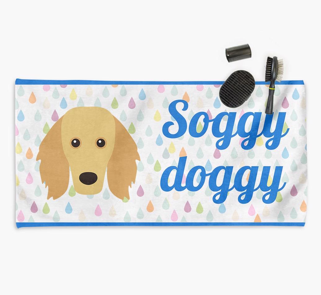 'Soggy Doggy' Towel for your {breedCommonName}