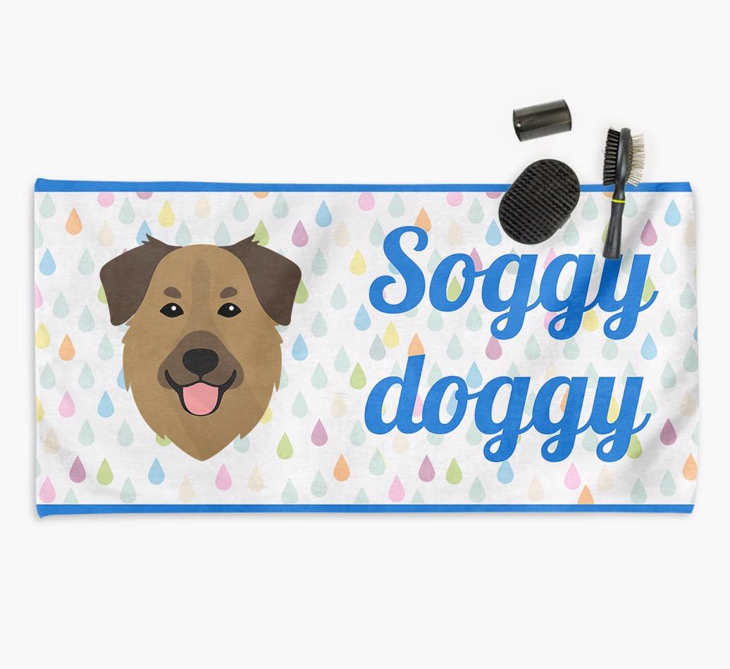 'Soggy Doggy' Towel for your {breedCommonName}