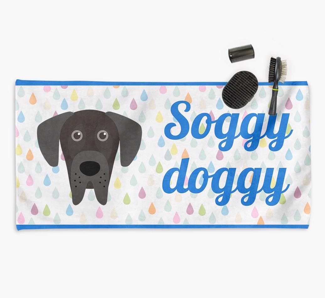 'Soggy Doggy' Towel for your {breedCommonName}