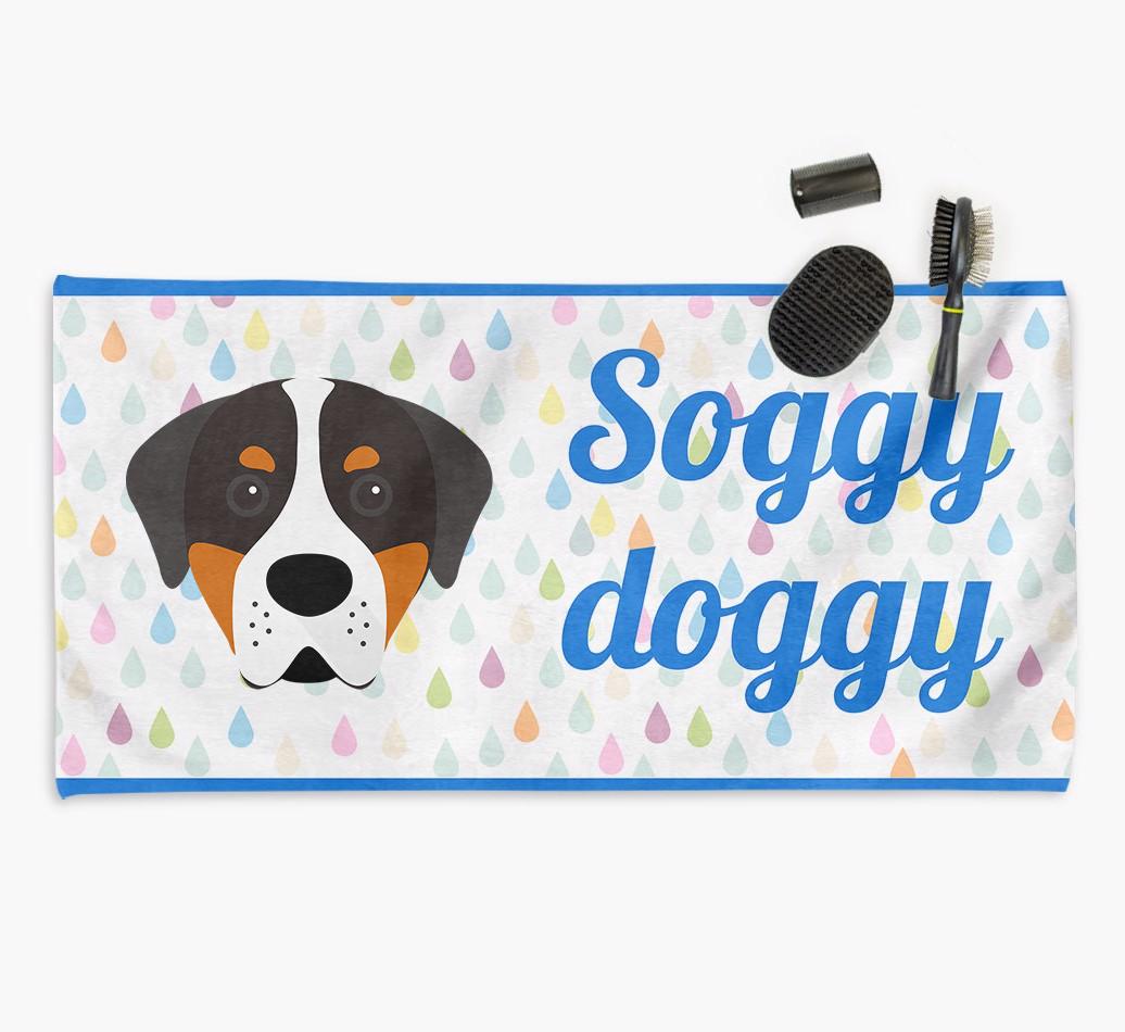 'Soggy Doggy' Towel for your {breedCommonName}