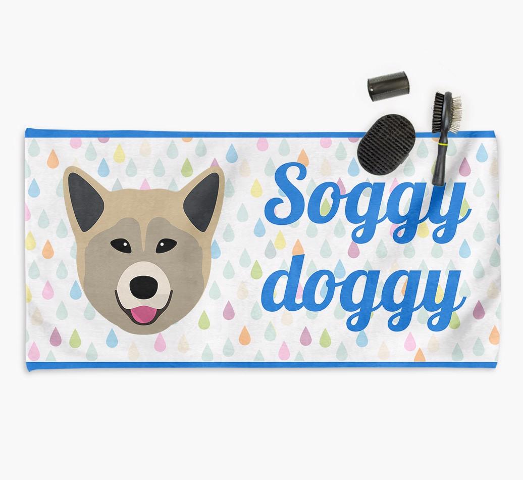 'Soggy Doggy' Towel for your {breedCommonName}