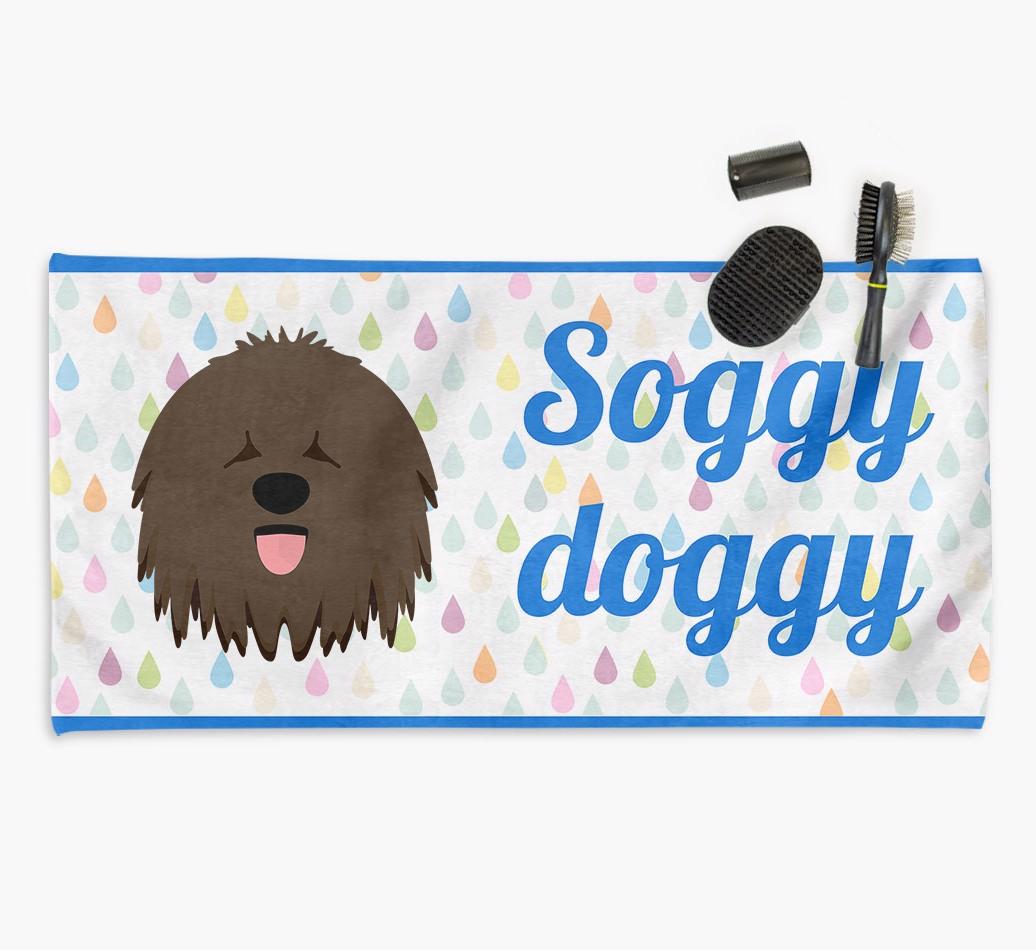 'Soggy Doggy' Towel for your {breedCommonName}