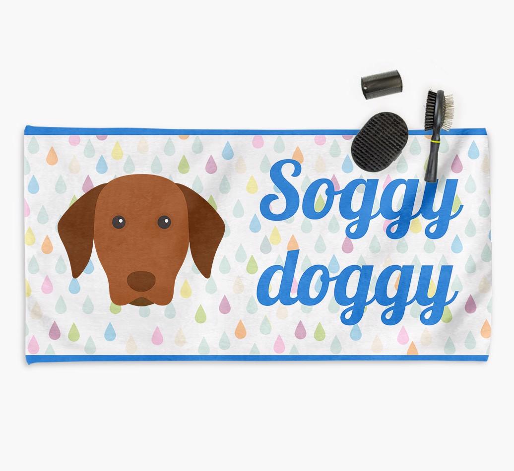 'Soggy Doggy' Towel for your {breedCommonName}