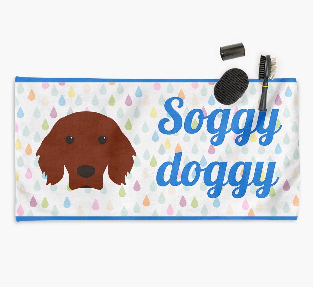 'Soggy Doggy' Towel for your {breedCommonName}