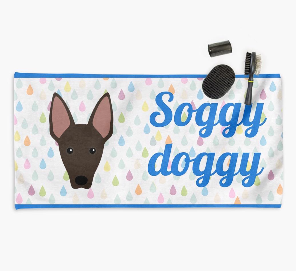 'Soggy Doggy' Towel for your {breedCommonName}