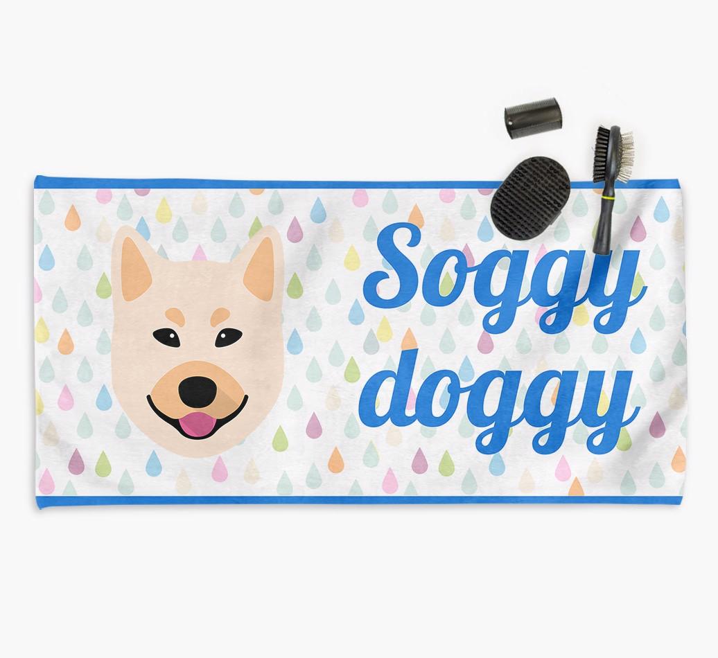 'Soggy Doggy' Towel for your {breedCommonName}