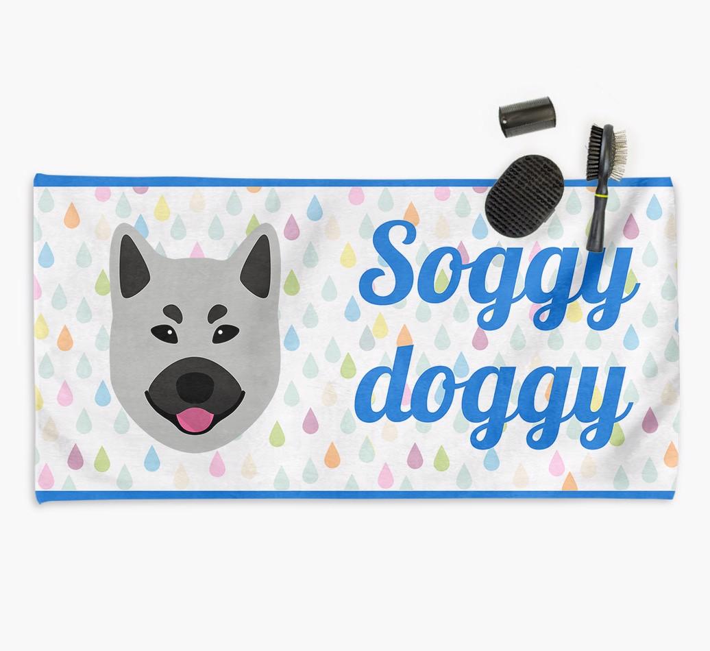 'Soggy Doggy' Towel for your {breedCommonName}