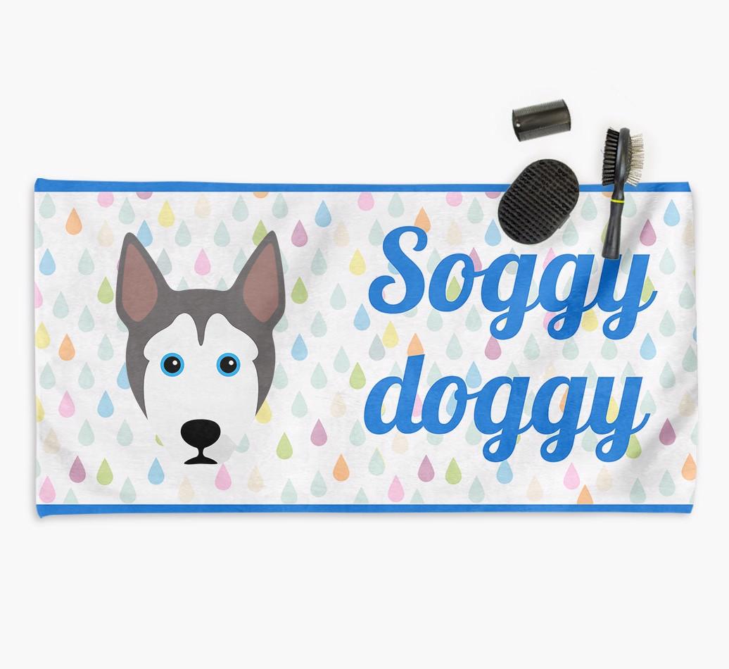 'Soggy Doggy' Towel for your {breedCommonName}