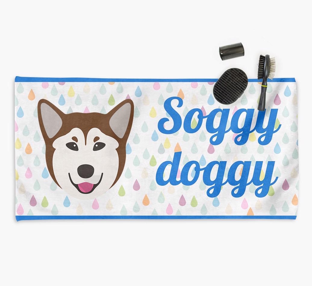 'Soggy Doggy' Towel for your {breedCommonName}
