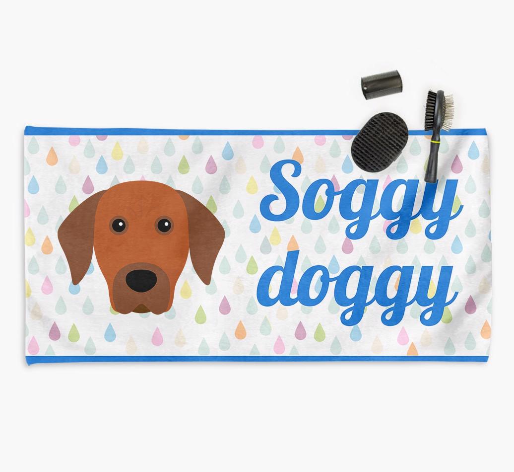 'Soggy Doggy' Towel for your {breedCommonName}