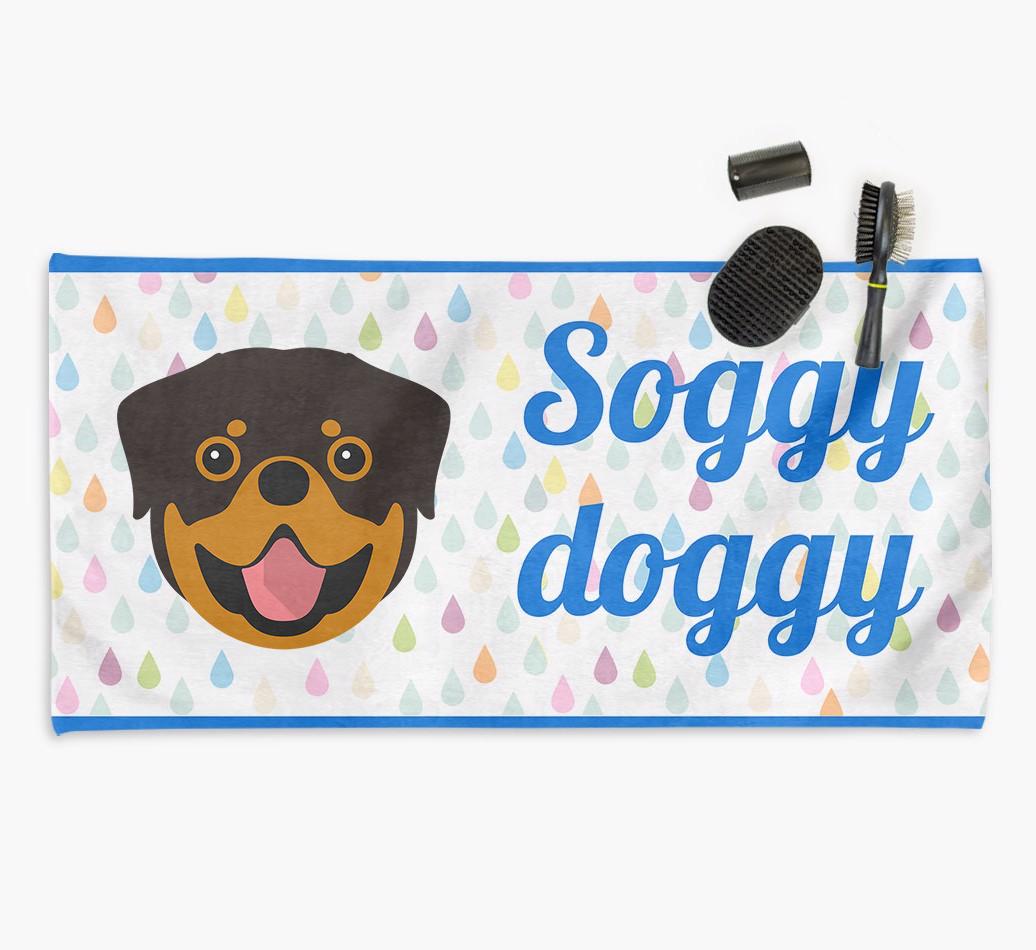 'Soggy Doggy' Towel for your {breedCommonName}