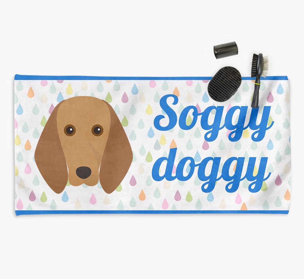 'Soggy Doggy' Towel for your {breedCommonName}