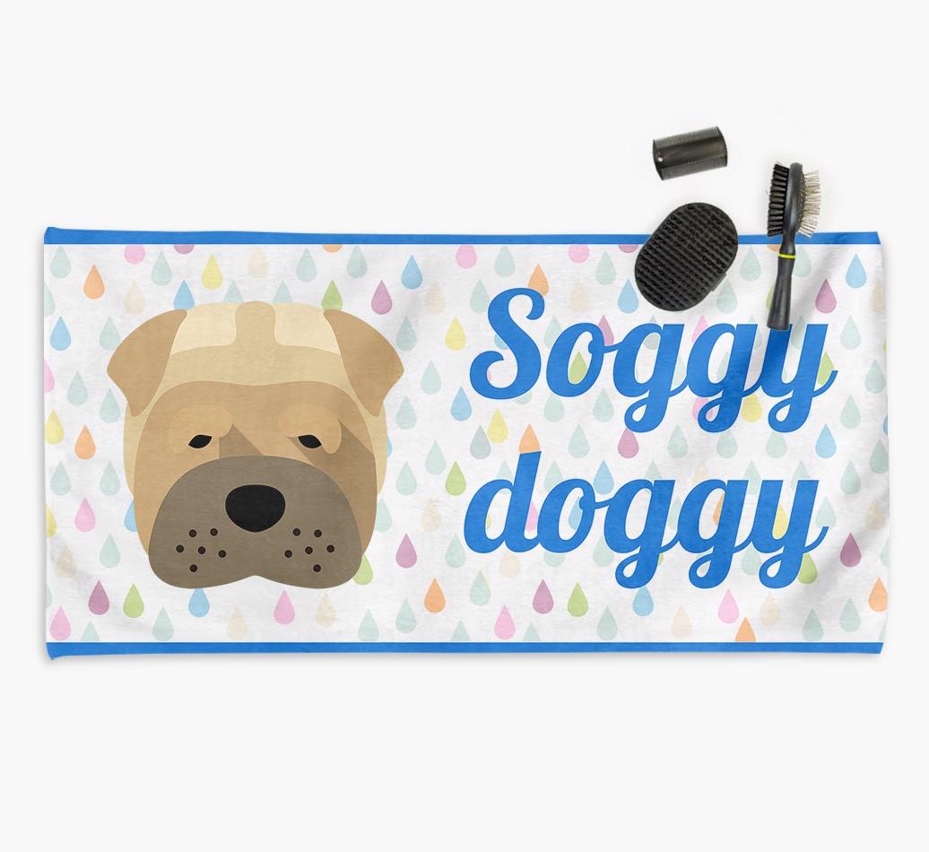 'Soggy Doggy' Towel for your {breedCommonName}