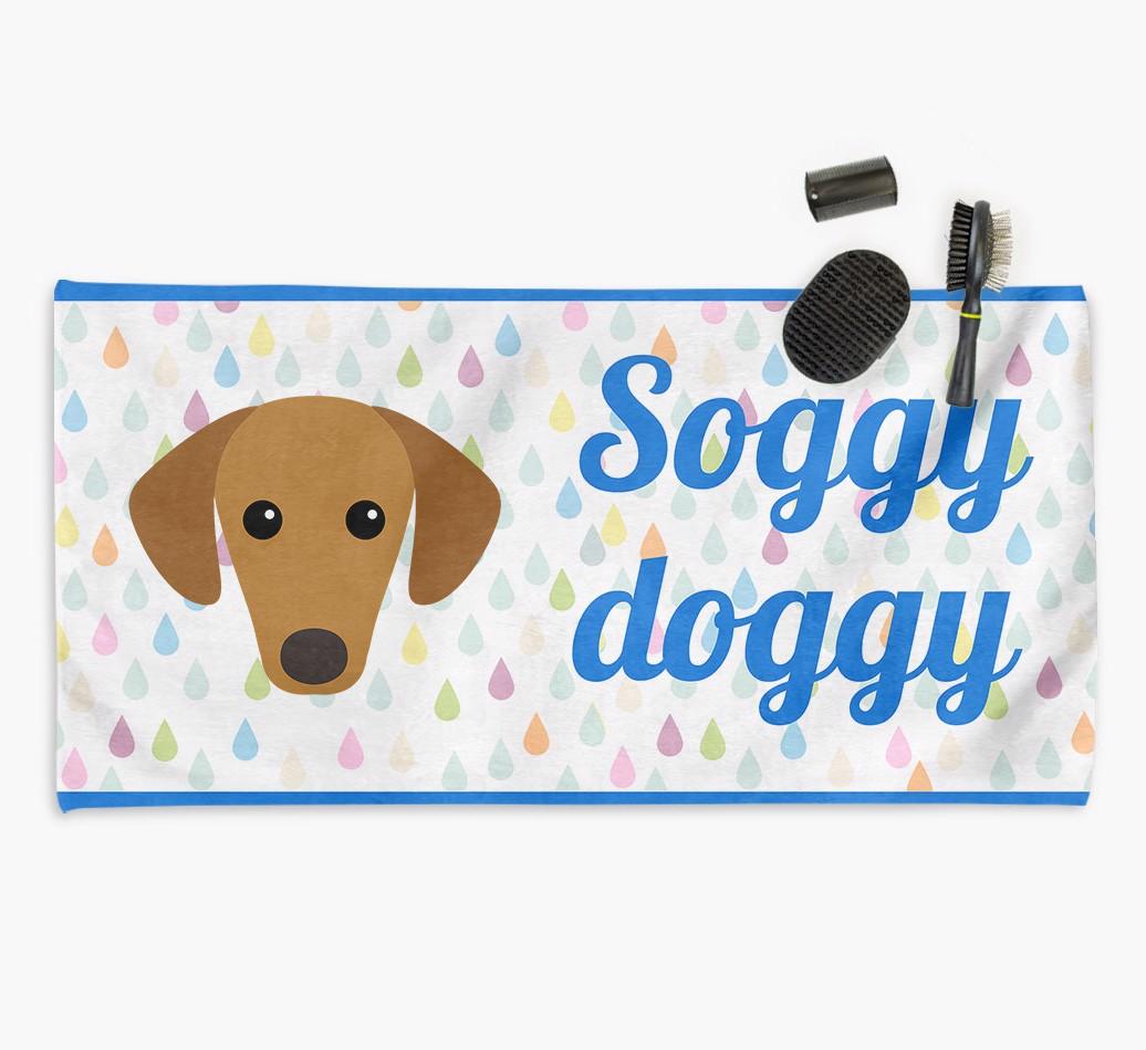 'Soggy Doggy' Towel for your {breedCommonName}
