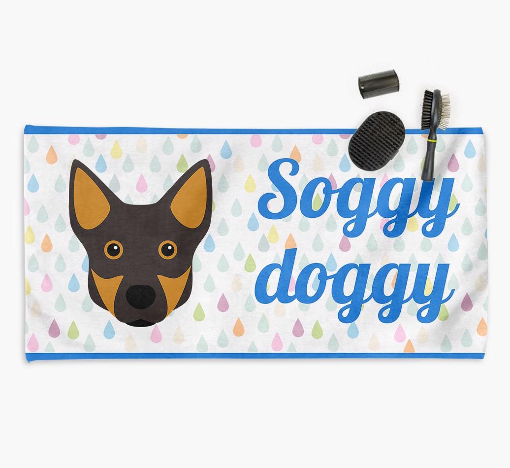 'Soggy Doggy' Towel for your {breedCommonName}