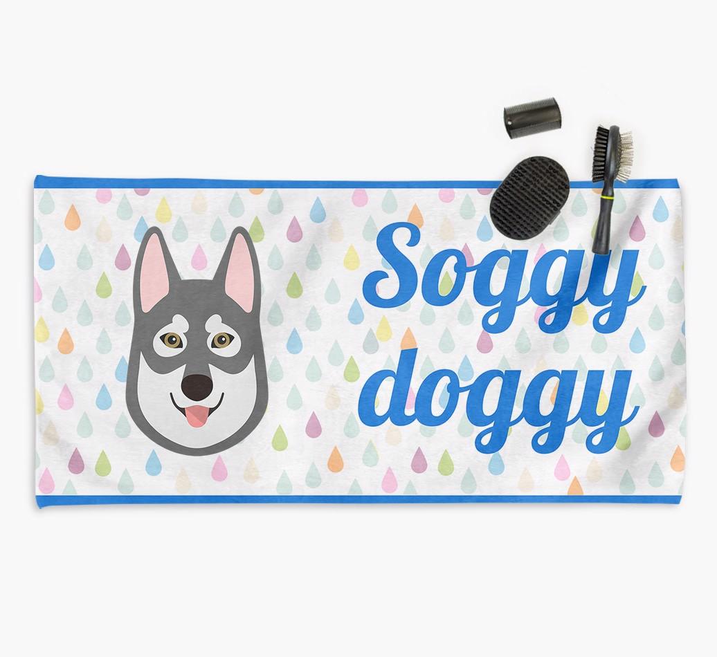 'Soggy Doggy' Towel for your {breedCommonName}