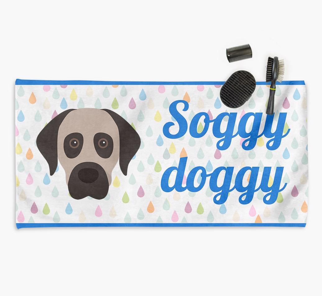 'Soggy Doggy' Towel for your {breedCommonName}