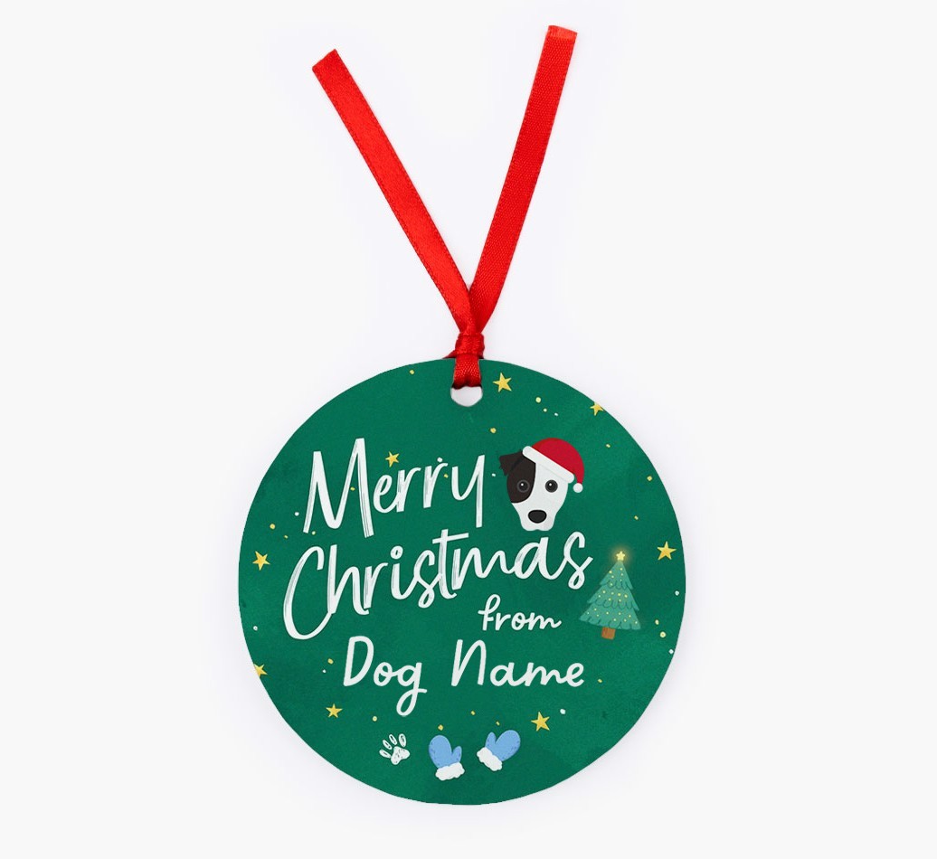 Merry Christmas: Personalized {breedFullName} Christmas Decoration