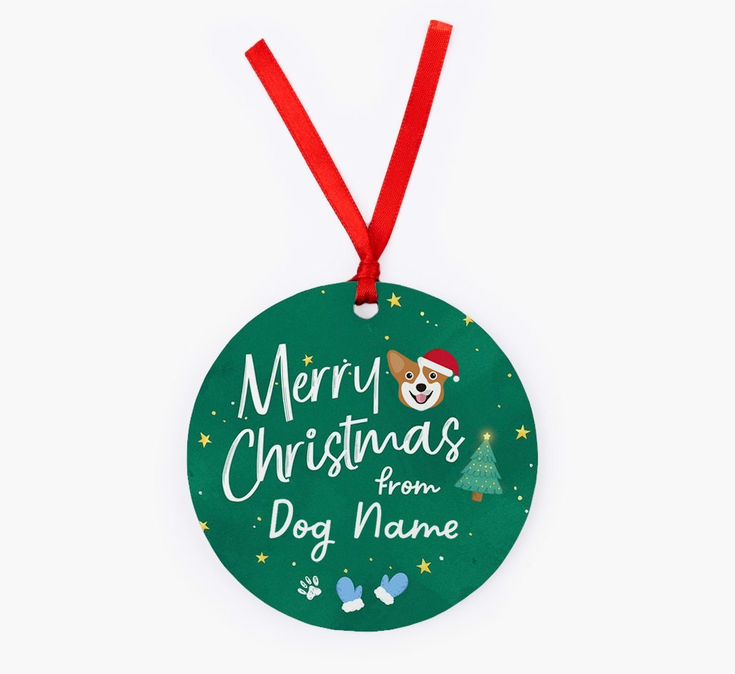 Merry Christmas: Personalized {breedFullName} Christmas Decoration