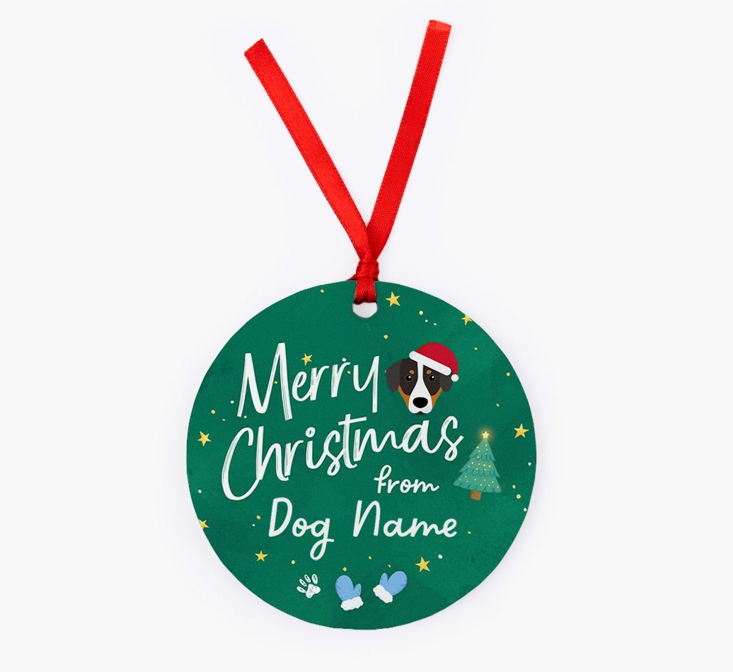 Merry Christmas: Personalized {breedFullName} Christmas Decoration