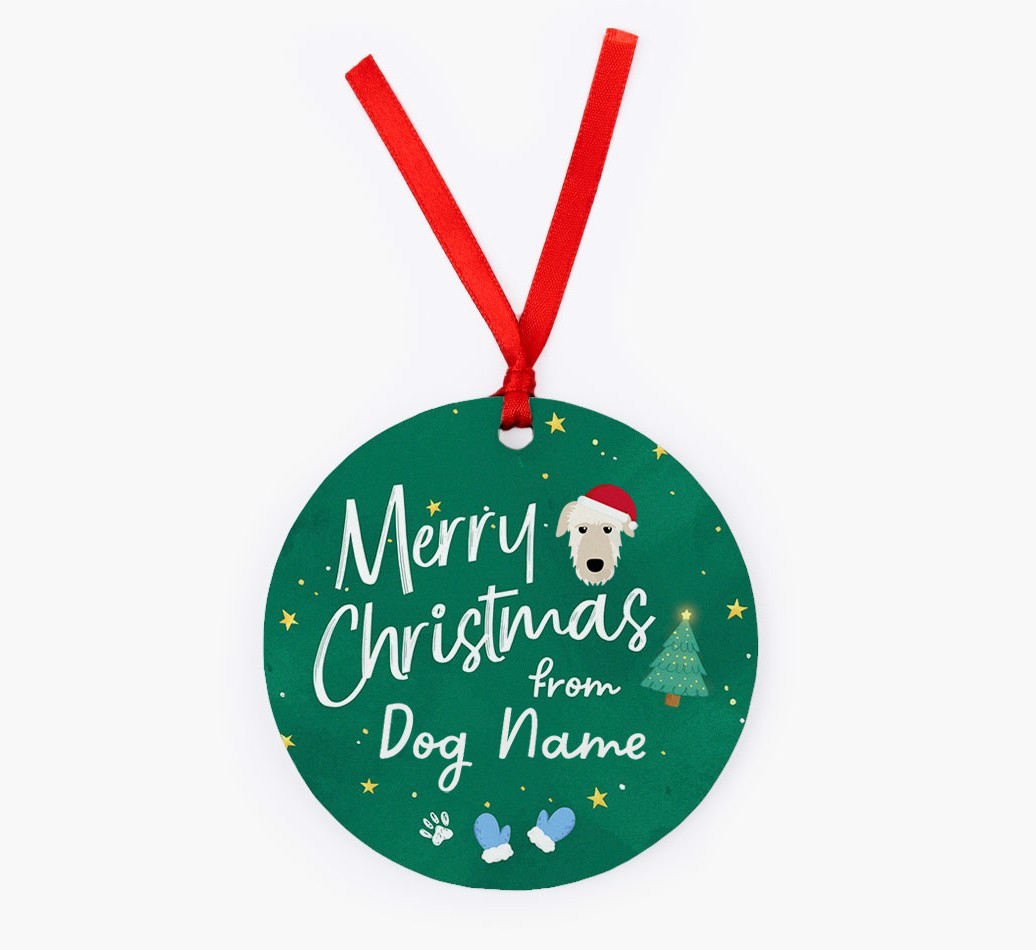Merry Christmas: Personalized {breedFullName} Christmas Decoration