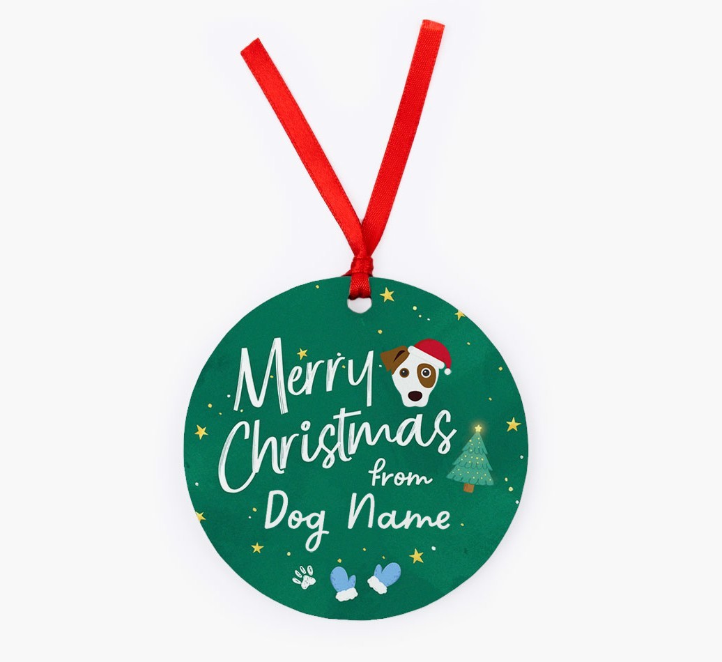 Merry Christmas: Personalized {breedFullName} Christmas Decoration