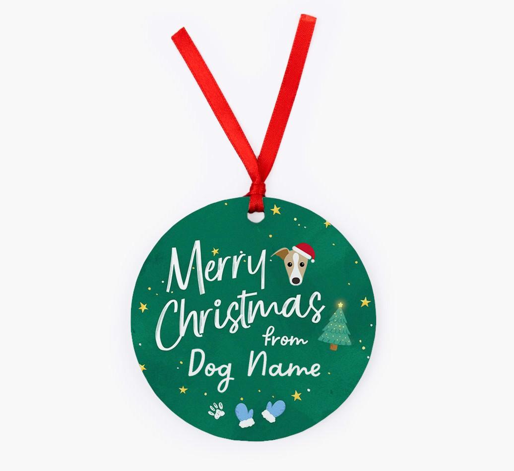 Merry Christmas: Personalized {breedFullName} Christmas Decoration