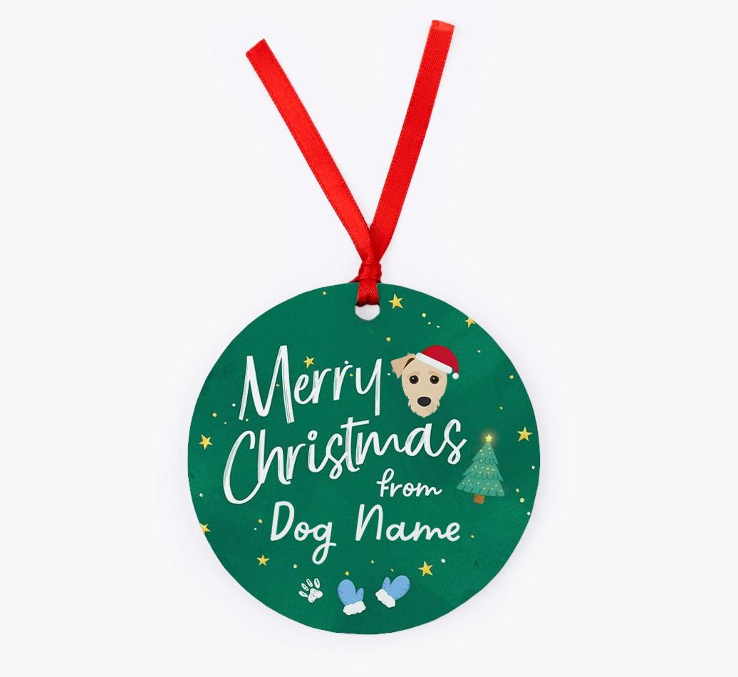 Merry Christmas: Personalized {breedFullName} Christmas Decoration