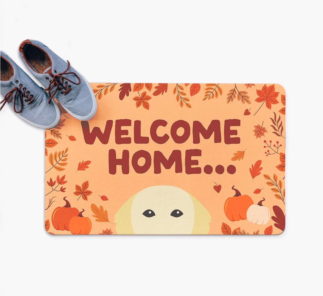 Welcome Home: Personalized {breedFullName} Doormat