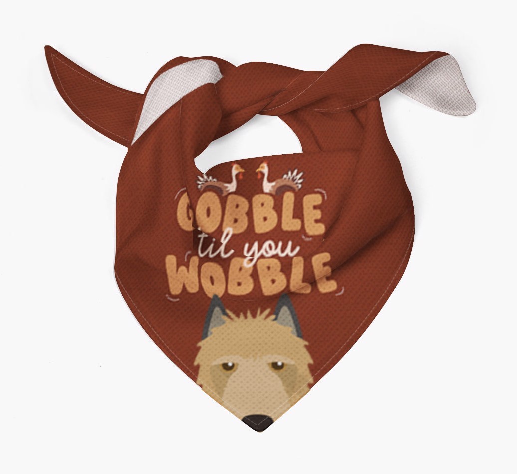 Gobble Til You Wobble: Personalised {breedFullName} Bandana