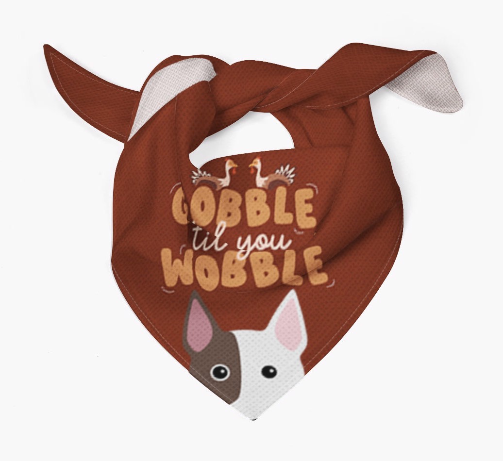 Gobble Til You Wobble: Personalised {breedFullName} Bandana