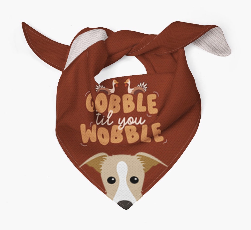 Gobble Til You Wobble: Personalised {breedFullName} Bandana