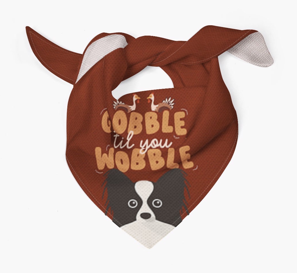 Gobble Til You Wobble: Personalised {breedFullName} Bandana