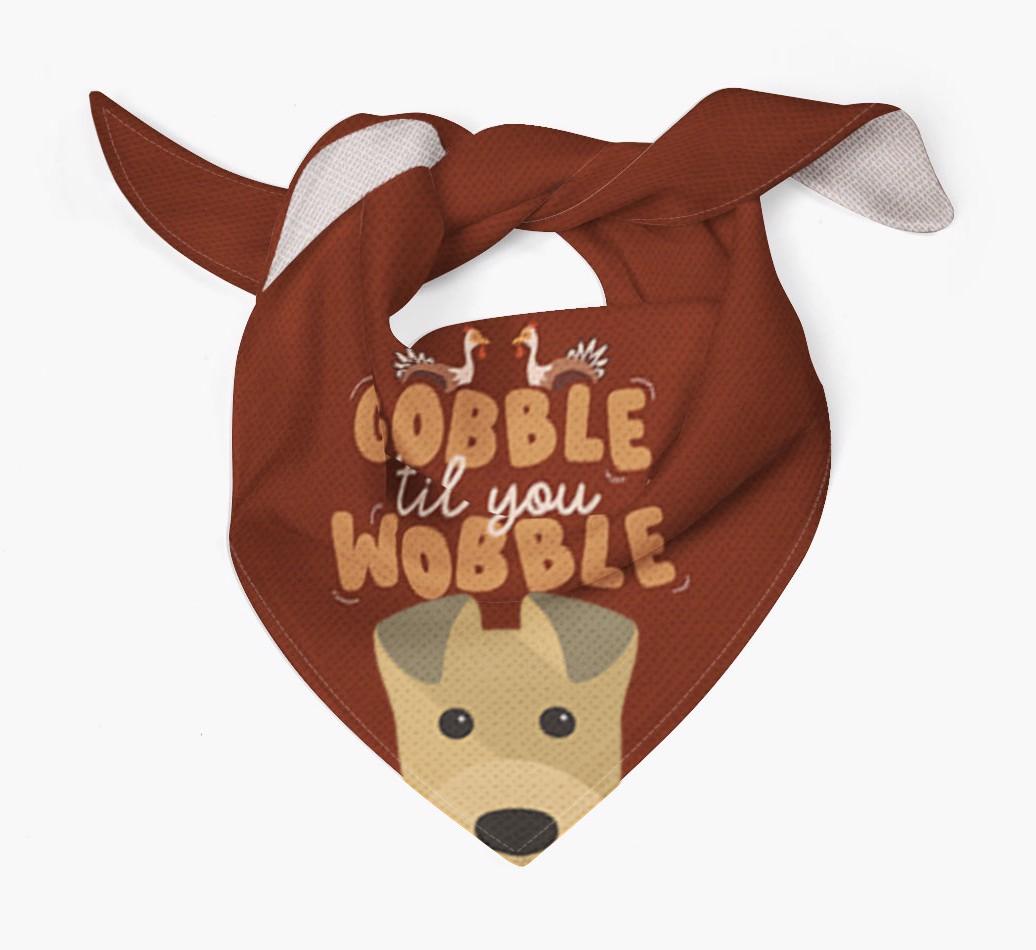 Gobble Til You Wobble: Personalised {breedFullName} Bandana