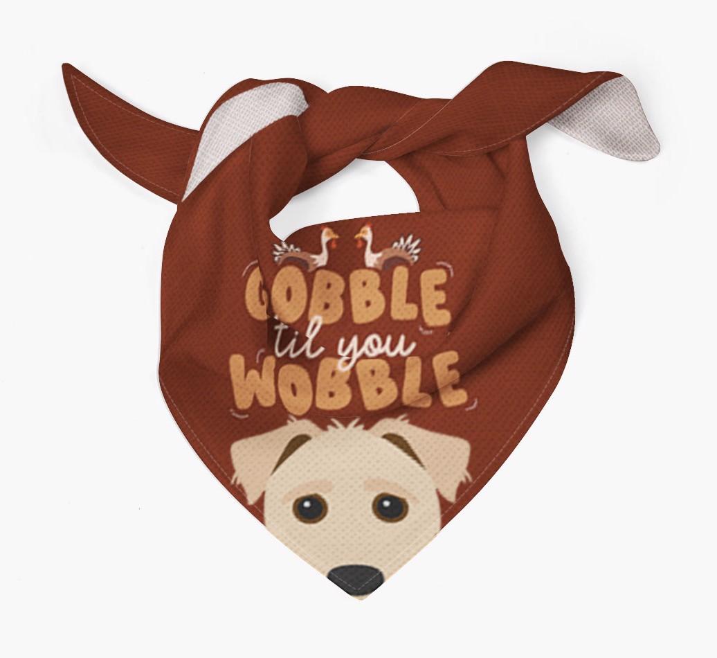 Gobble Til You Wobble: Personalized {breedFullName} Bandana
