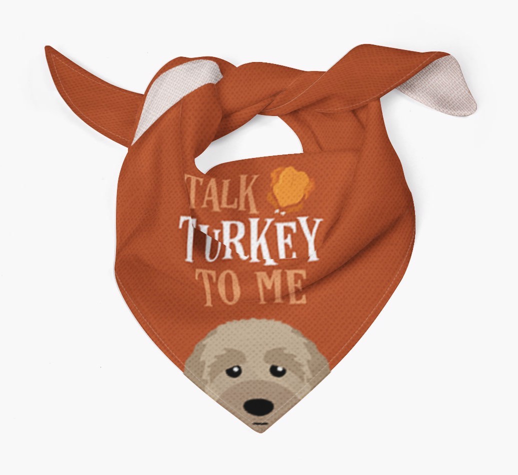 Talk Turkey To Me: Personalized {breedFullName} Bandana