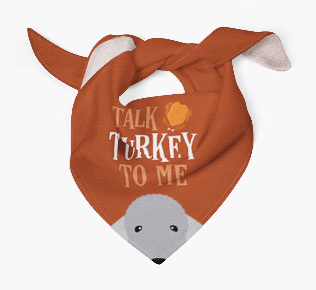 Talk Turkey To Me: Personalized {breedFullName} Bandana