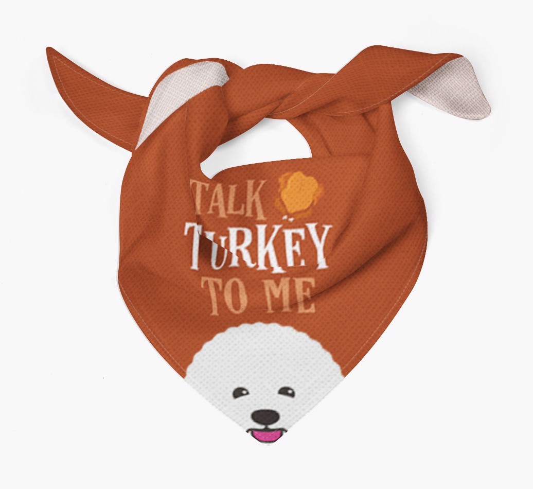Talk Turkey To Me: Personalised {breedFullName} Bandana