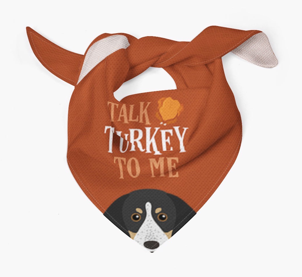 Talk Turkey To Me: Personalised {breedFullName} Bandana