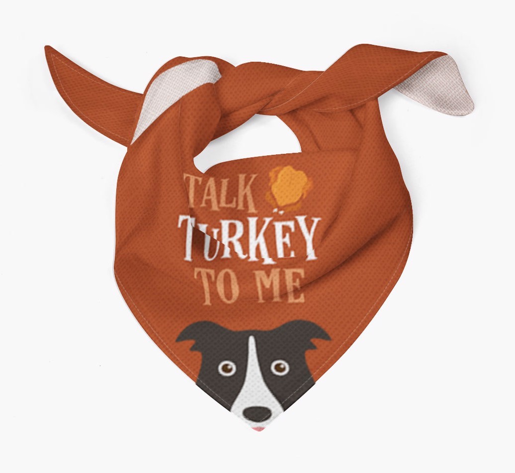 Talk Turkey To Me: Personalized {breedFullName} Bandana
