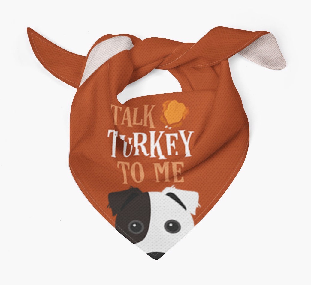 Talk Turkey To Me: Personalized {breedFullName} Bandana