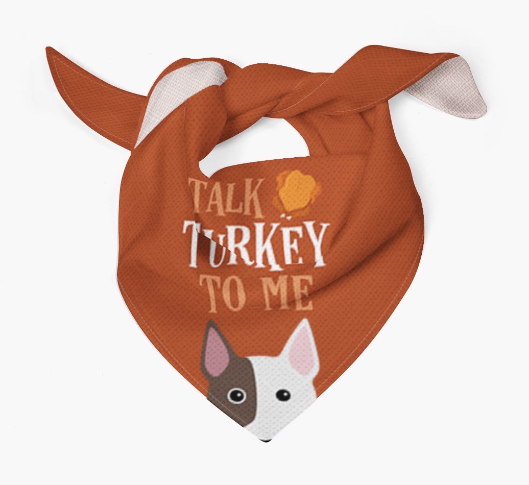 Talk Turkey To Me: Personalised {breedFullName} Bandana