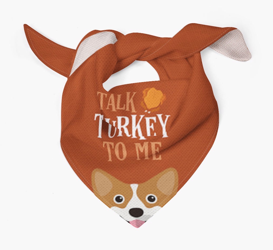 Talk Turkey To Me: Personalized {breedFullName} Bandana